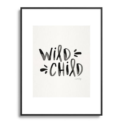 Wild Child - Black Framed Art Print Gallery Image 115