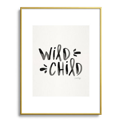 Wild Child - Black Framed Art Print Gallery Image 125