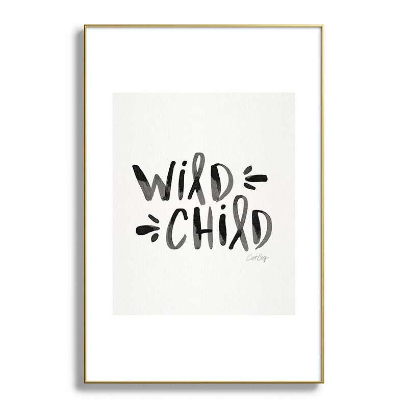 Wild Child - Black Framed Art Print Gallery Image 127