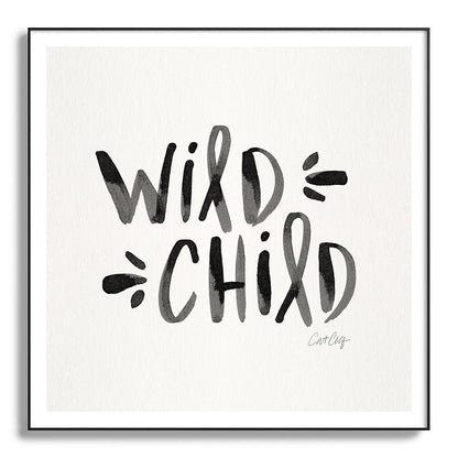 Wild Child - Black Framed Art Print Gallery Image 130