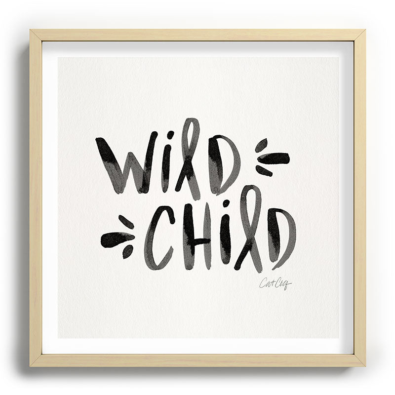 Wild Child - Black Framed Art Print Gallery Image 109