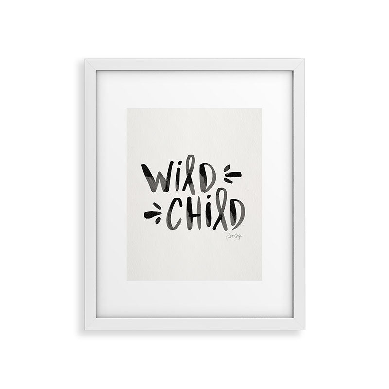 Wild Child - Black Framed Art Print Gallery Image 36
