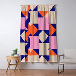 Geometric Shapes 217 Window Curtain Gallery Image 1