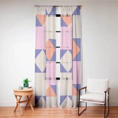 Geometric Shapes 217 Window Curtain Gallery Image 20