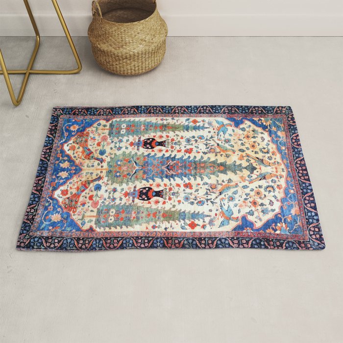 Kerman 19th Century Prayer Rug Print Rug Gallery Image 1