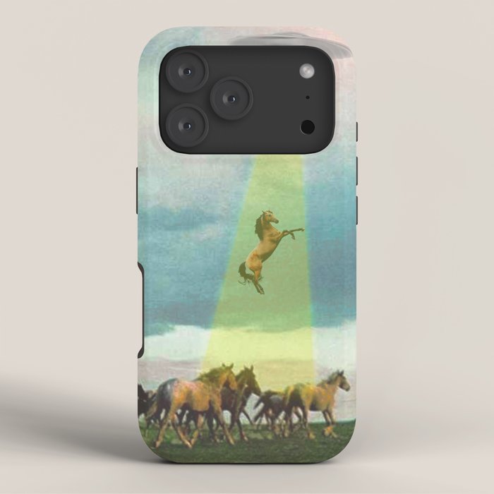 They too love horses (UFO) iPhone Case Gallery Image 3