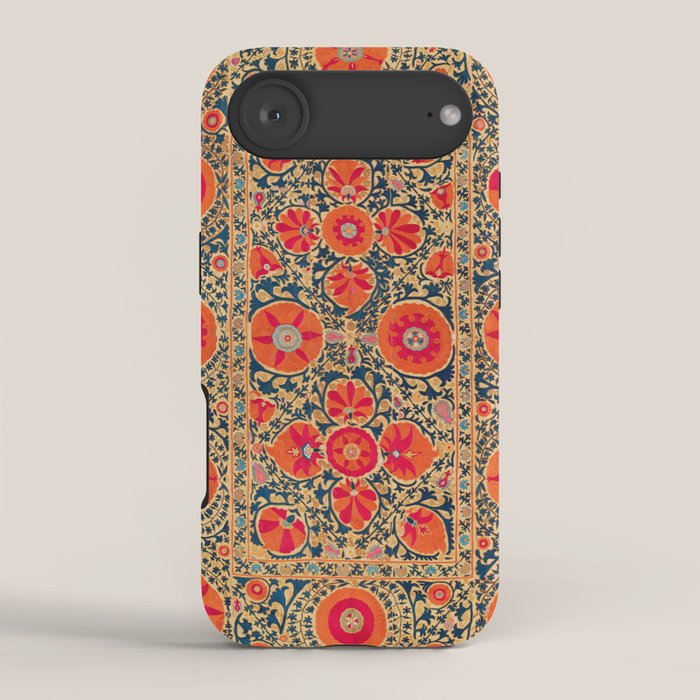 Kermina Suzani Uzbekistan Print iPhone Case Gallery Image 2