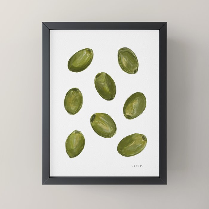 Green Olives Mini Art Print Gallery Image 3