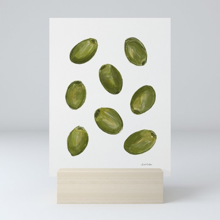 Green Olives Mini Art Print Gallery Image 5