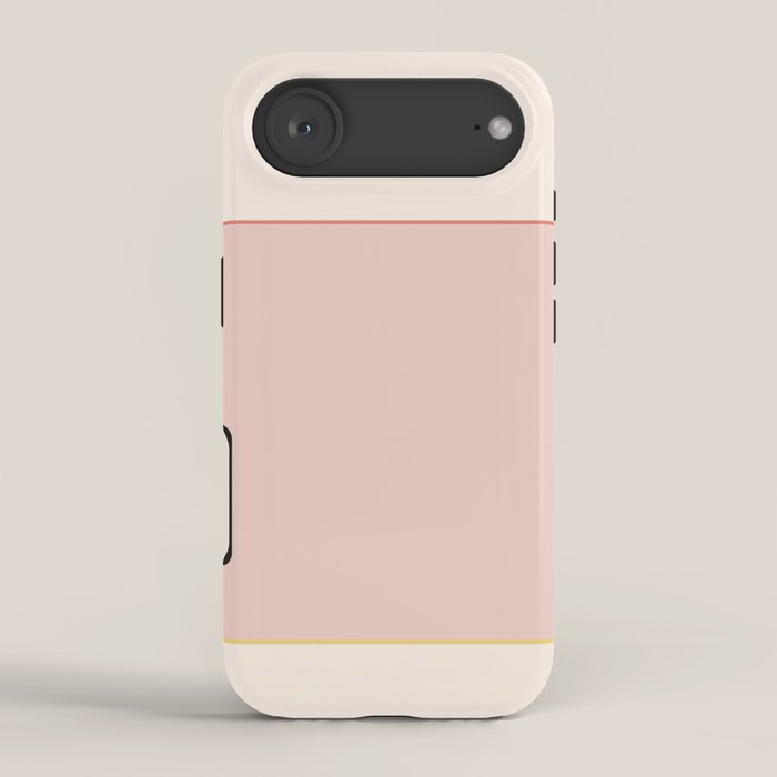 Subtle Spring Color Block - Soft Pink iPhone Case Gallery Image 2
