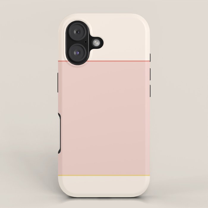 Subtle Spring Color Block - Soft Pink iPhone Case Gallery Image 1