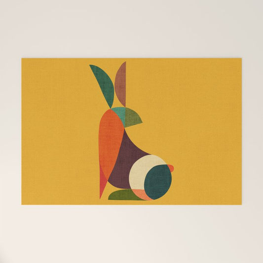 Rabbit Welcome Mat Gallery Image 1