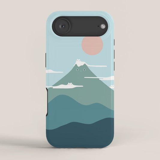 Cat Landscape 72B iPhone Case Gallery Image 2