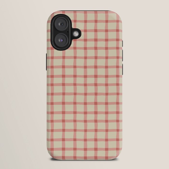 Strawberry Gingham Pattern iPhone Case Gallery Image 10