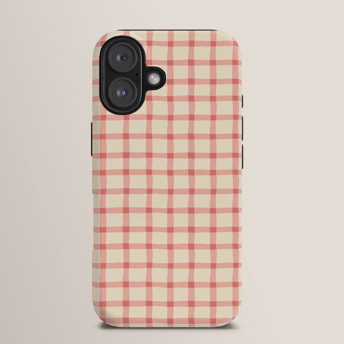 Strawberry Gingham Pattern iPhone Case Gallery Image 13