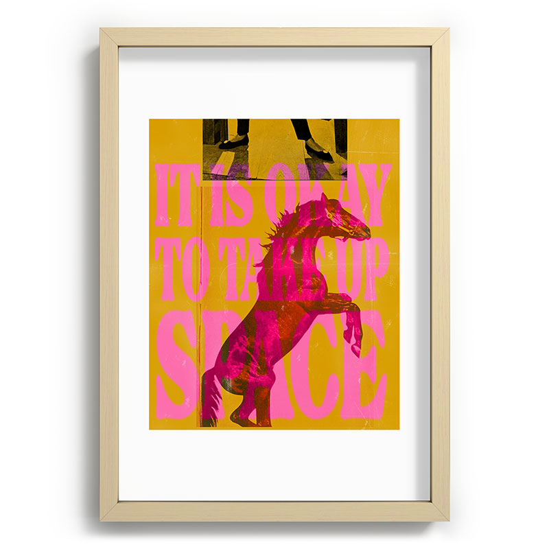 Take Up Space Framed Art Print Gallery Image 71