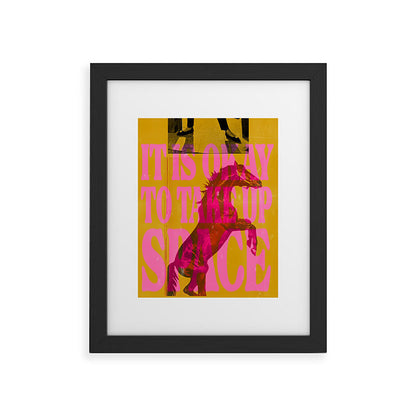 Take Up Space Framed Art Print Gallery Image 32