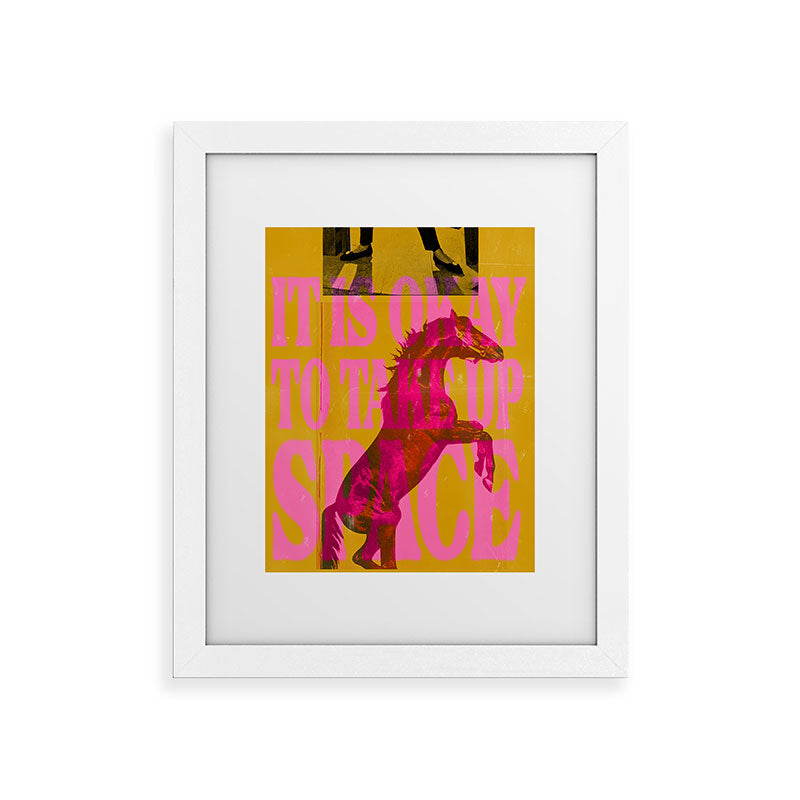 Take Up Space Framed Art Print Gallery Image 54