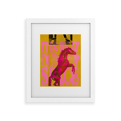 Take Up Space Framed Art Print Gallery Image 51