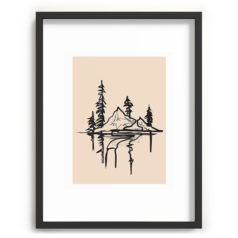 Abstract Landscape II Framed Art Print Gallery Image 61
