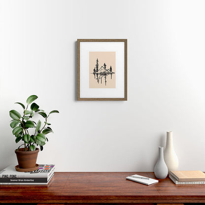 Abstract Landscape II Framed Art Print Gallery Image 11