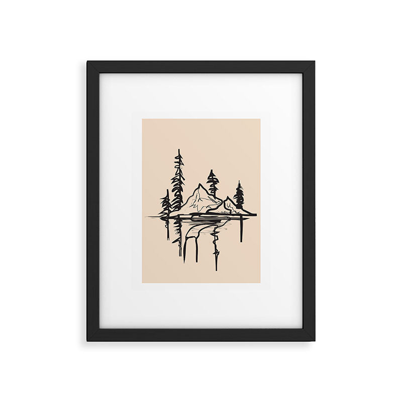 Abstract Landscape II Framed Art Print Gallery Image 4