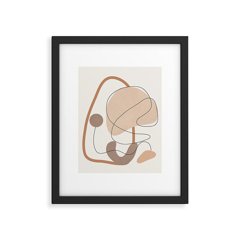 Abstract Line Movement III Framed Art Print Gallery Image 5