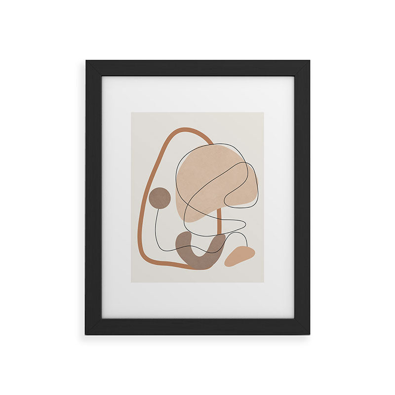 Abstract Line Movement III Framed Art Print Gallery Image 29
