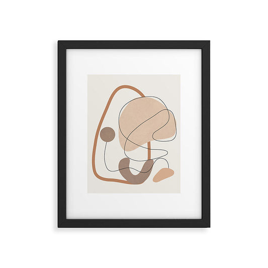 Abstract Line Movement III Framed Art Print Gallery Image 2