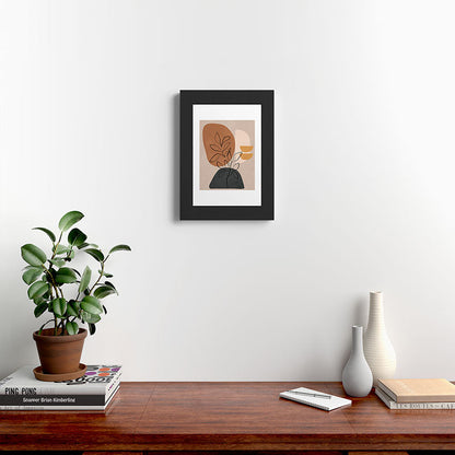 Abstract Minimal Plant 1 Framed Art Print Gallery Image 31