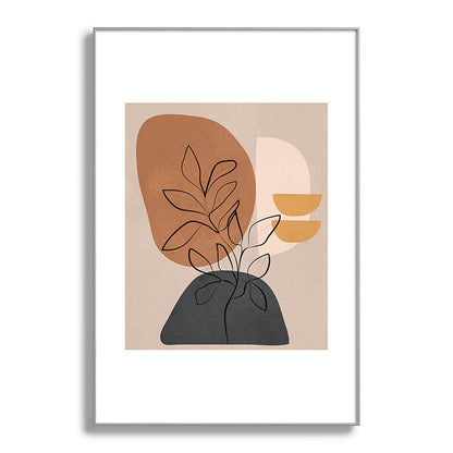 Abstract Minimal Plant 1 Framed Art Print Gallery Image 101