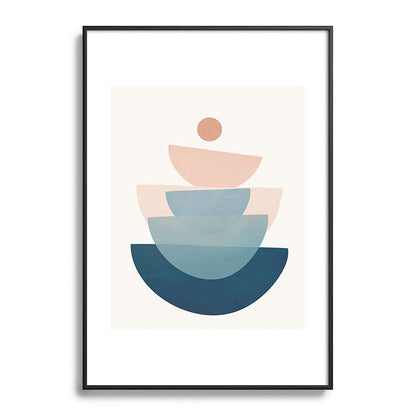 Abstract Minimal Shapes 31 Framed Art Print Gallery Image 113