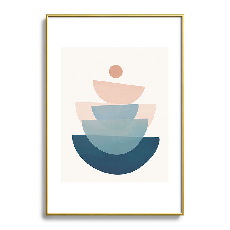 Abstract Minimal Shapes 31 Framed Art Print Gallery Image 123
