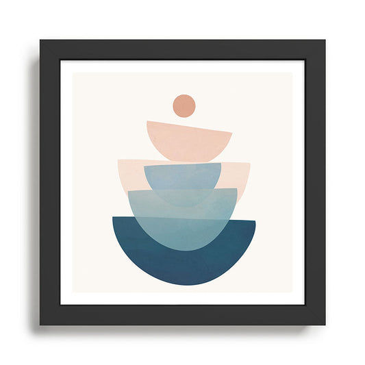 Abstract Minimal Shapes 31 Framed Art Print Gallery Image 2