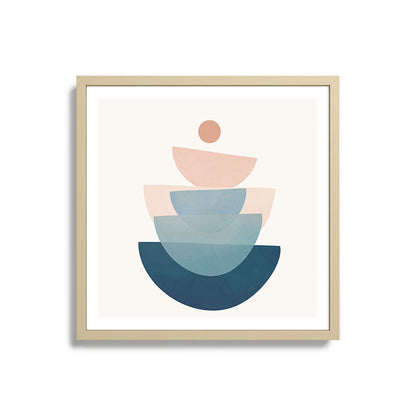 Abstract Minimal Shapes 31 Framed Art Print Gallery Image 27