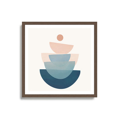 Abstract Minimal Shapes 31 Framed Art Print Gallery Image 17