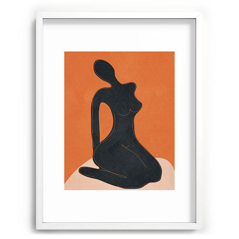 Abstract Nude II Framed Art Print Gallery Image 79