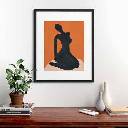 Abstract Nude II Framed Art Print Gallery Image 35