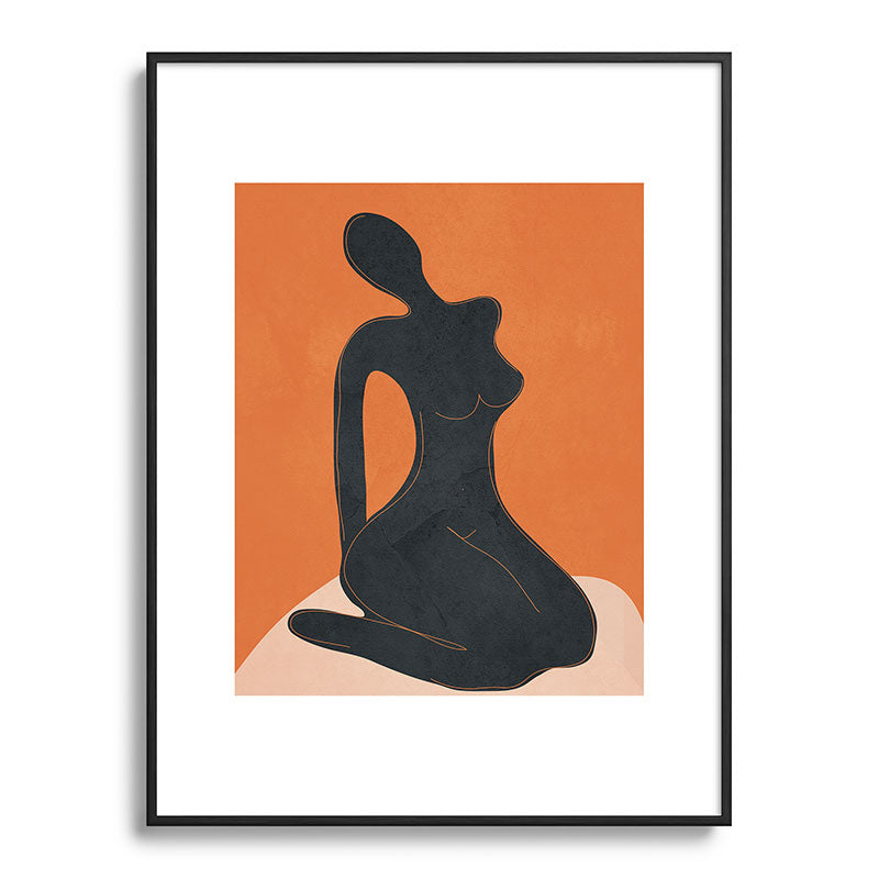 Abstract Nude II Framed Art Print Gallery Image 84