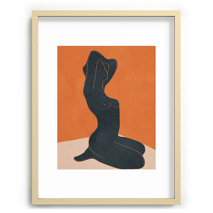 Abstract Nude IV Framed Art Print Gallery Image 73