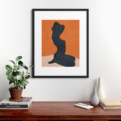Abstract Nude IV Framed Art Print Gallery Image 35