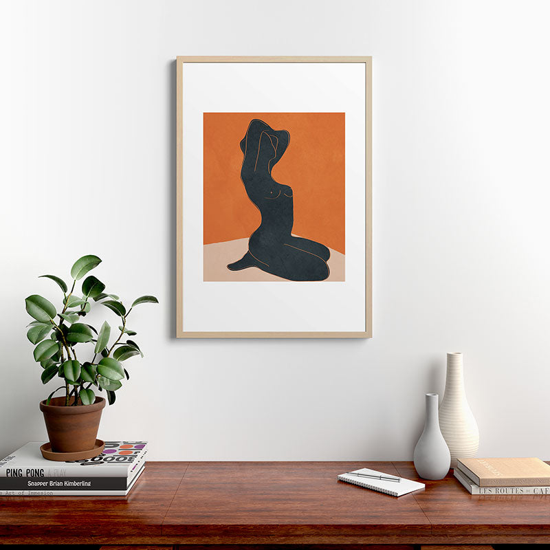 Abstract Nude IV Framed Art Print Gallery Image 20