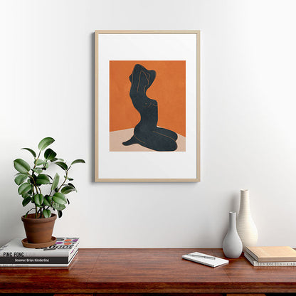 Abstract Nude IV Framed Art Print Gallery Image 20