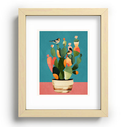 Cactus and Birds 2 Framed Art Print Gallery Image 70