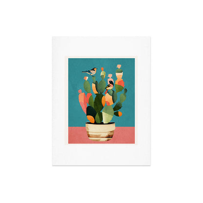 Cactus and Birds 2 Art Print Gallery Image 6