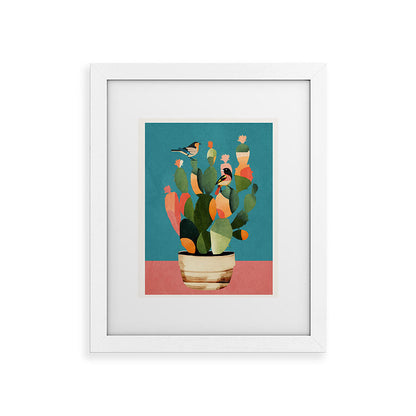 Cactus and Birds 2 Framed Art Print Gallery Image 51