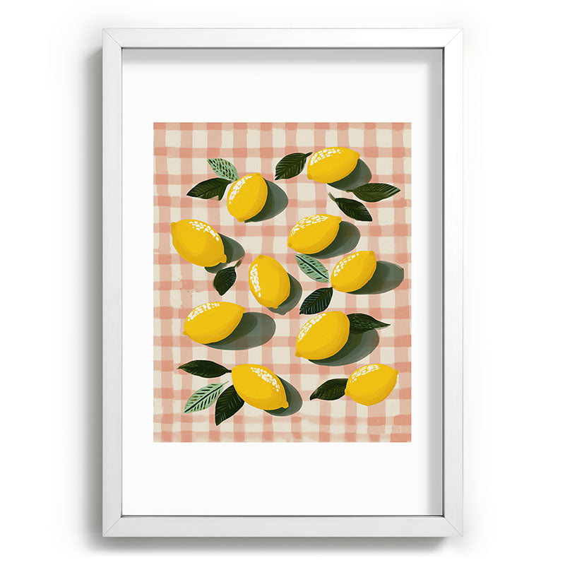 Lemon Picnic Still Life Framed Art Print Gallery Image 77