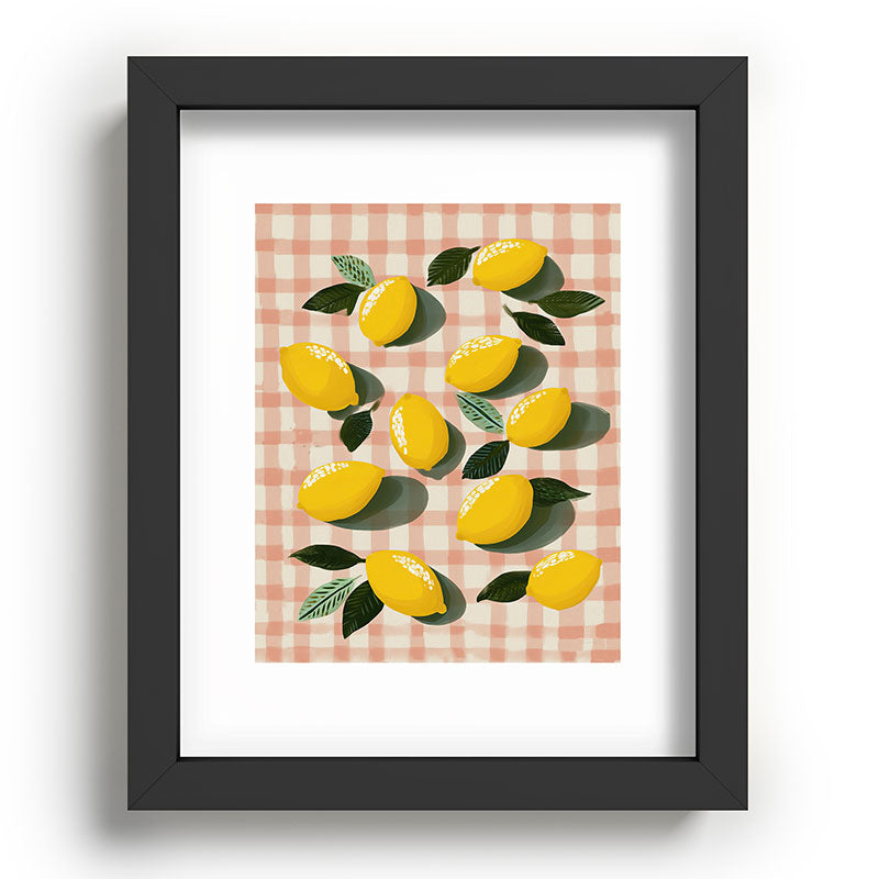 Lemon Picnic Still Life Framed Art Print Gallery Image 57