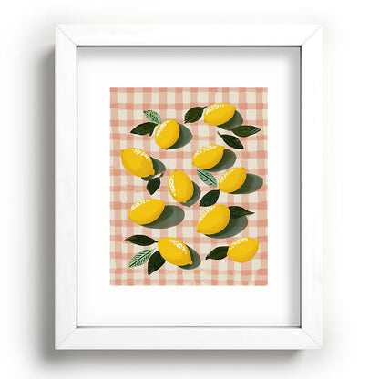 Lemon Picnic Still Life Framed Art Print Gallery Image 76