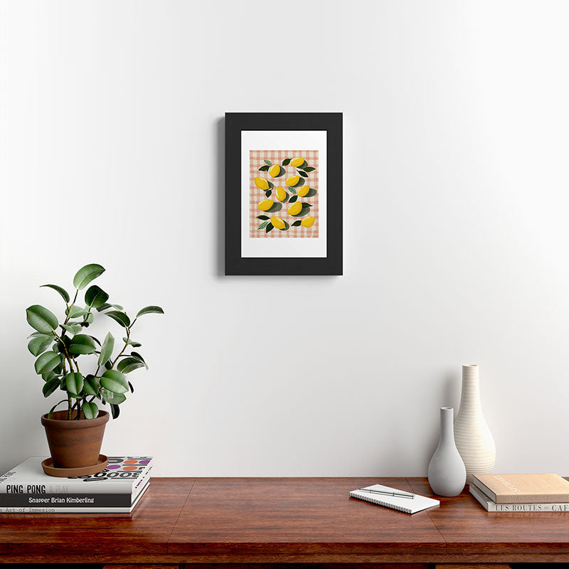 Lemon Picnic Still Life Framed Art Print Gallery Image 31